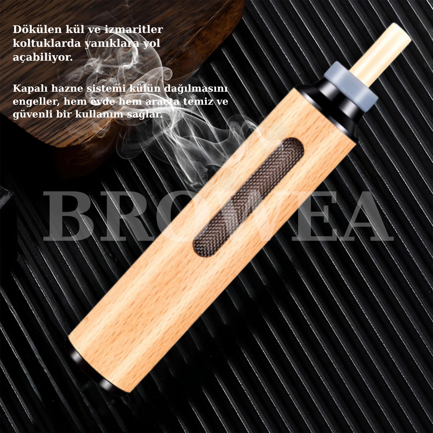 Browea™- 2.0 Taşınabilir Küllük